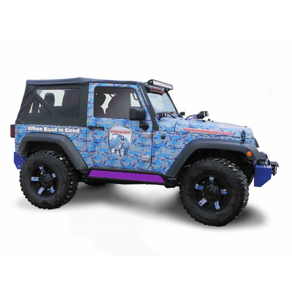 Steinjager Phantom Rock Slider Insert Kit, Sinbad Purple | 2007-2017 Jeep Wrangler JK, STJ-J0044879 Steinjager Phantom Rock Slider Insert Kit, Sinbad Purple | 2007-2017 Jeep Wrangler JK, STJ-J0044879