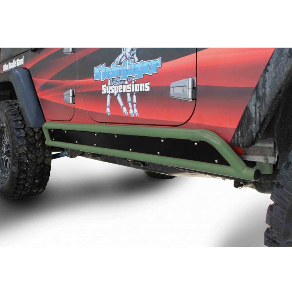 Steinjager Phantom Rock Slider Kit, Locas Green | 2007-2017 Jeep Wrangler Unlimited JK, STJ-J0044889 Steinjager Phantom Rock Slider Kit, Locas Green | 2007-2017 Jeep Wrangler Unlimited JK, STJ-J0044889