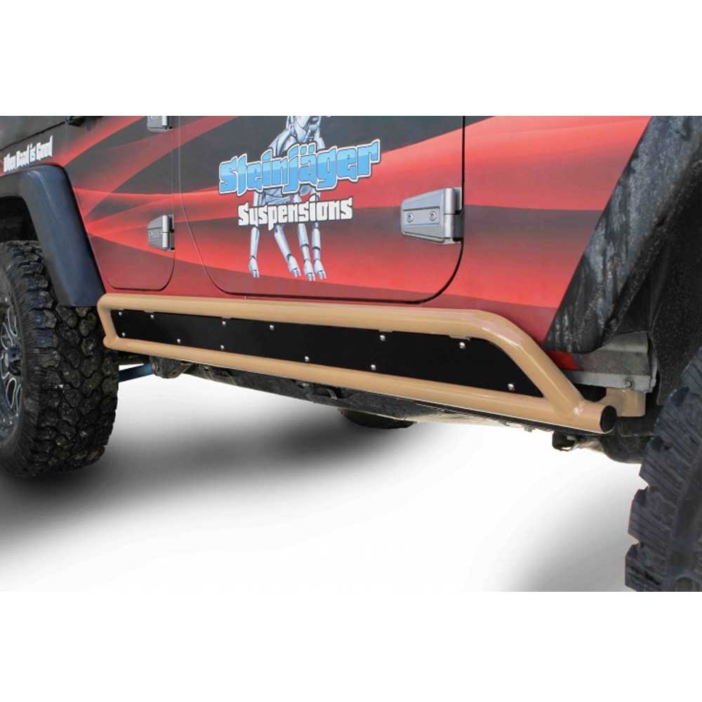Steinjager Phantom Rock Slider Kit, Military Beige | 2007-2017 Jeep Wrangler Unlimited JK, Steinjager Phantom Rock Slider Kit, Military Beige | 2007-2017 Jeep Wrangler Unlimited JK,