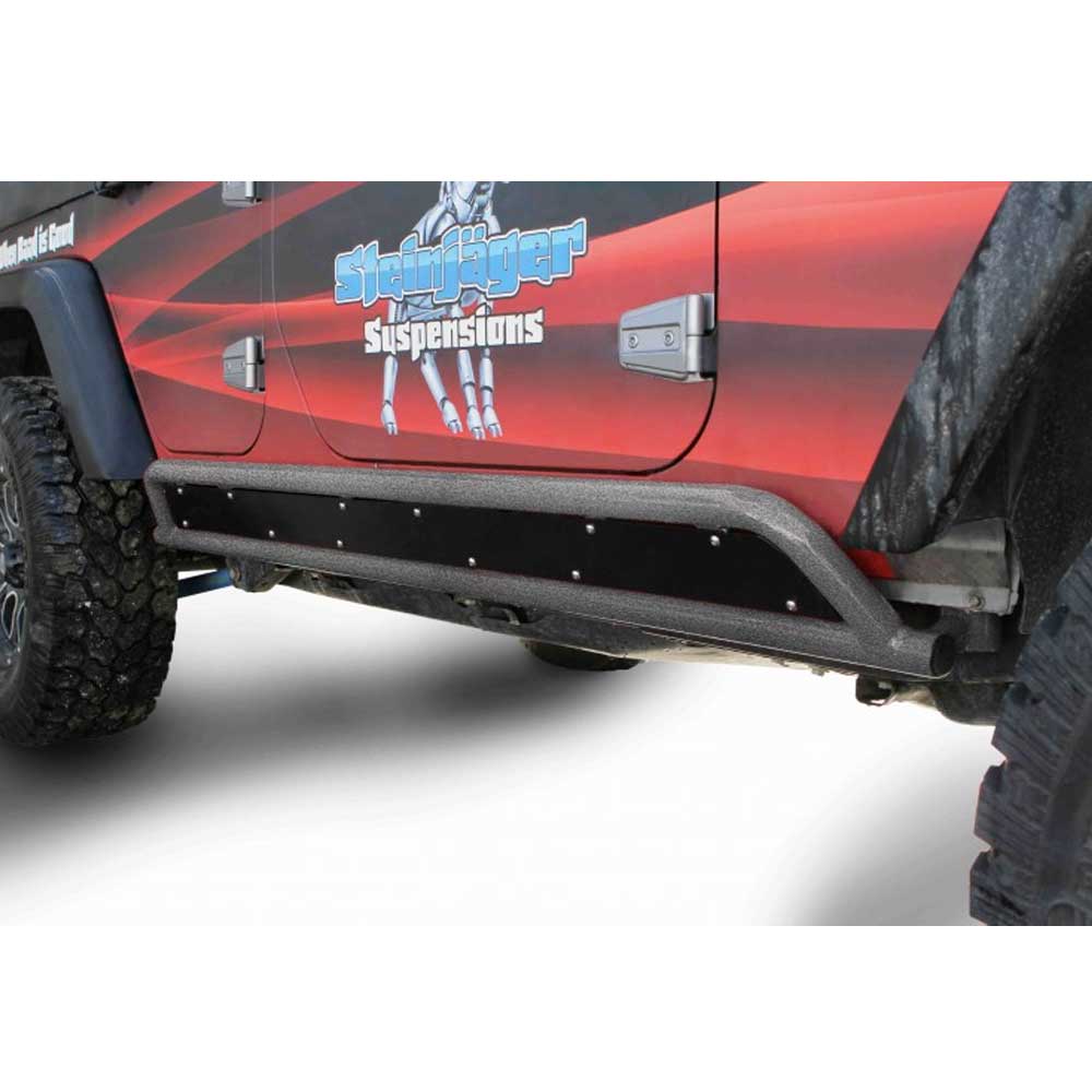 Steinjager Phantom Rock Slider Kit, Gray Hammertone | 2007-2017 Jeep Wrangler Unlimited JK, Steinjager Phantom Rock Slider Kit, Gray Hammertone | 2007-2017 Jeep Wrangler Unlimited JK,