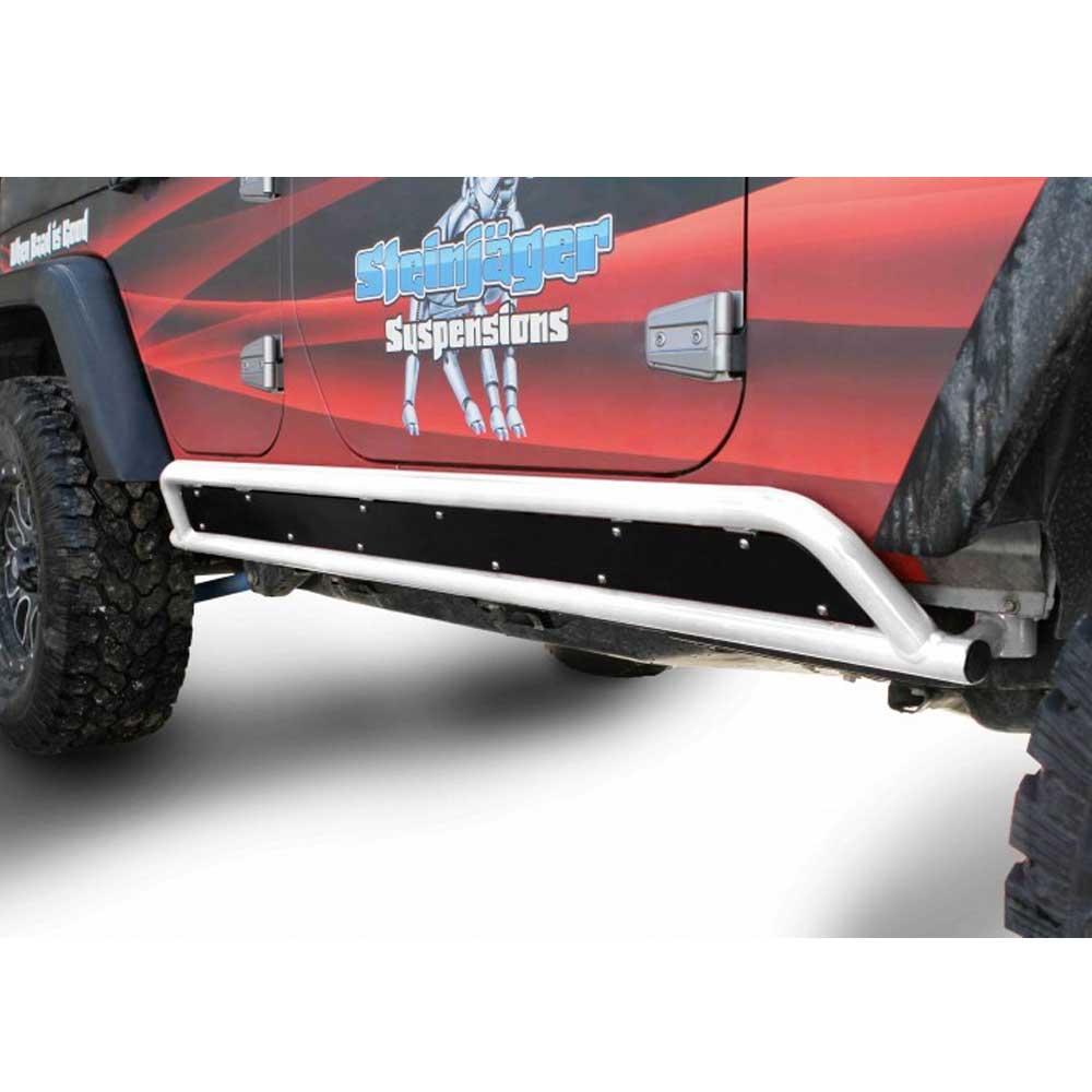 Steinjager Phantom Rock Slider Kit, Cloud White | 2007-2017 Jeep Wrangler Unlimited JK, STJ-J0044894 Steinjager Phantom Rock Slider Kit, Cloud White | 2007-2017 Jeep Wrangler Unlimited JK, STJ-J0044894