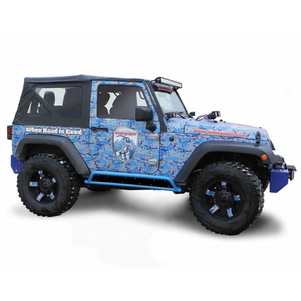 Steinjager Phantom Rock Slider Kit, Playboy Blue | 2007-2017 Jeep Wrangler JK, STJ-J0044901 Steinjager Phantom Rock Slider Kit, Playboy Blue | 2007-2017 Jeep Wrangler JK, STJ-J0044901