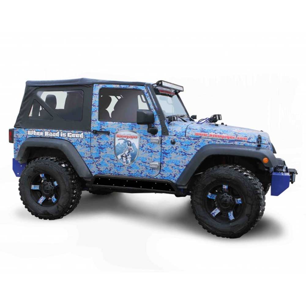 Steinjager Phantom Rock Slider Kit, Texturized Black | 2007-2017 Jeep Wrangler JK, STJ-J0044907 Steinjager Phantom Rock Slider Kit, Texturized Black | 2007-2017 Jeep Wrangler JK, STJ-J0044907