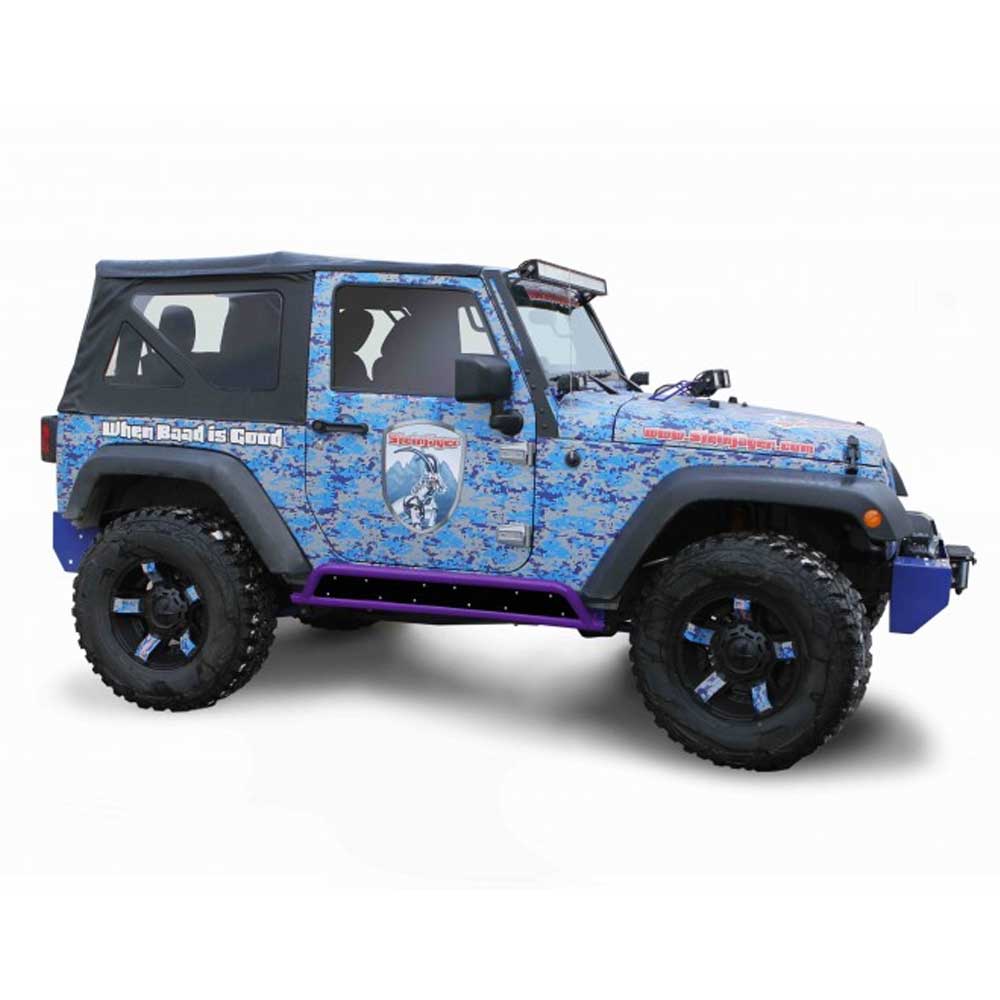 Steinjager Phantom Rock Slider Kit, Sinbad Purple | 2007-2017 Jeep Wrangler JK, STJ-J0044909 Steinjager Phantom Rock Slider Kit, Sinbad Purple | 2007-2017 Jeep Wrangler JK, STJ-J0044909