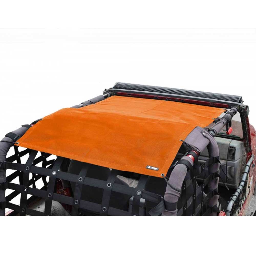 Steinjager Full Length Teddy Top Solar Screen Cover, Orange | 1997-2006 Jeep Wrangler TJ, Steinjager Full Length Teddy Top Solar Screen Cover, Orange | 1997-2006 Jeep Wrangler TJ,