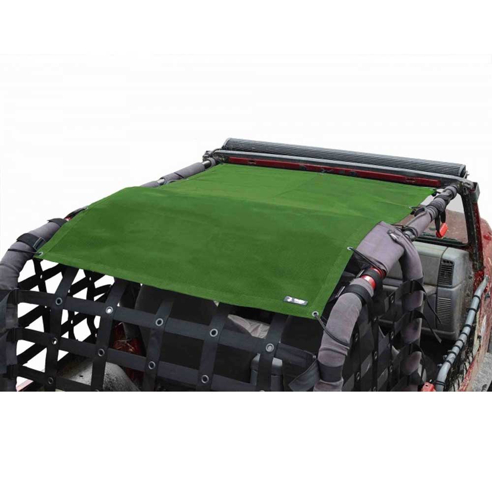 Steinjager Full Length Teddy Top Solar Screen Cover, Green | 1997-2006 Jeep Wrangler TJ, Steinjager Full Length Teddy Top Solar Screen Cover, Green | 1997-2006 Jeep Wrangler TJ,