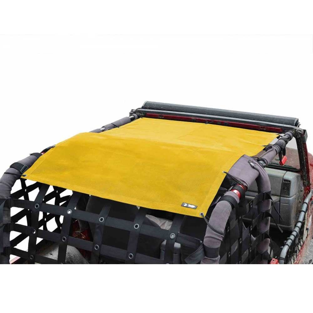 Steinjager Full Length Teddy Top Solar Screen Cover, Yellow | 1997-2006 Jeep Wrangler TJ, Steinjager Full Length Teddy Top Solar Screen Cover, Yellow | 1997-2006 Jeep Wrangler TJ,