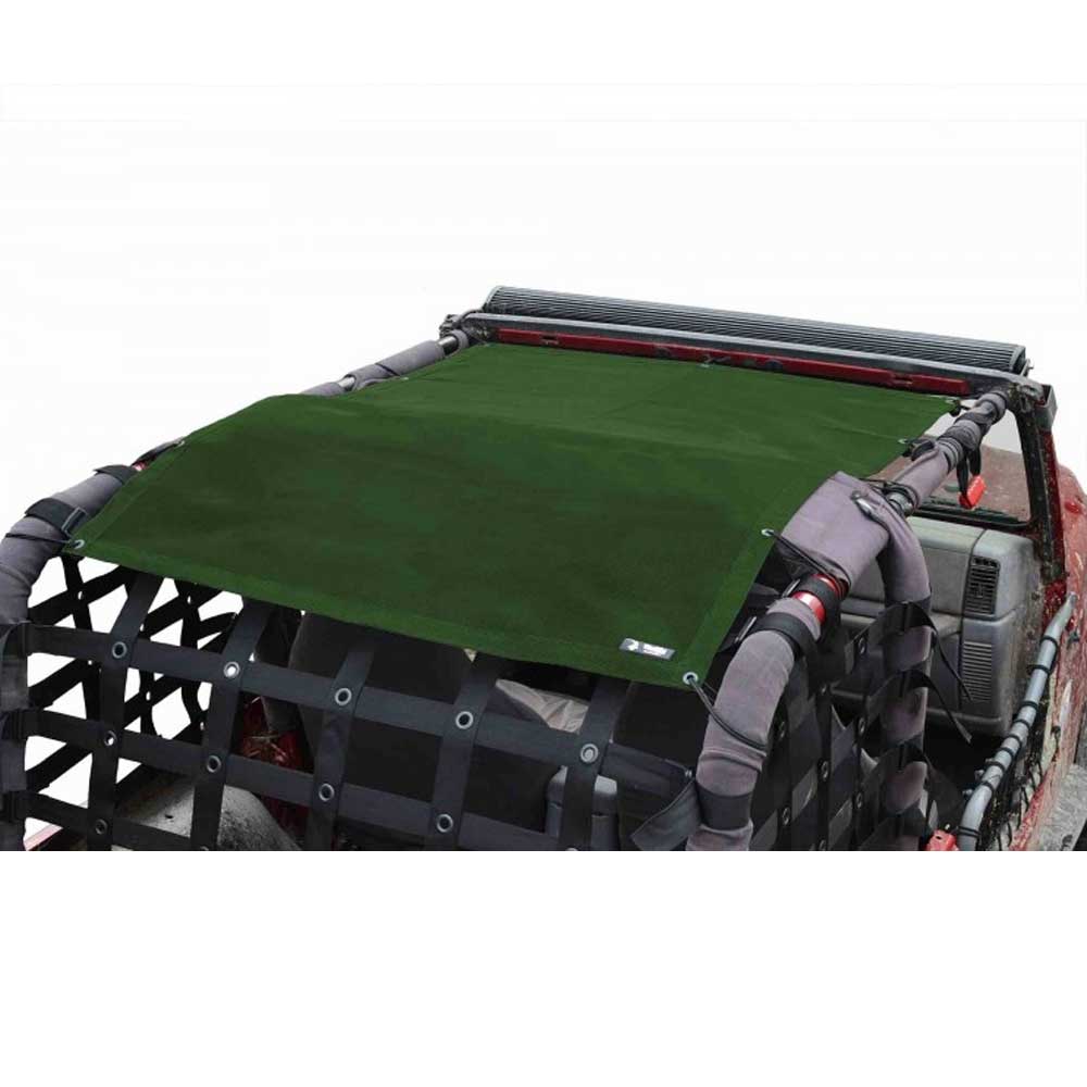 Steinjager Full Length Teddy Top Solar Screen Cover, Dark Green | 1997-2006 Jeep Wrangler TJ, Steinjager Full Length Teddy Top Solar Screen Cover, Dark Green | 1997-2006 Jeep Wrangler TJ,