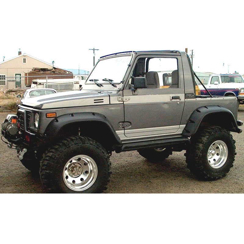 Bushwacker Pocket Style Fender Flares, Black, Pair, (Front Left & Front Right Side) | 1985-1995 Bushwacker Pocket Style Fender Flares, Black, Pair, (Front Left & Front Right Side) | 1985-1995