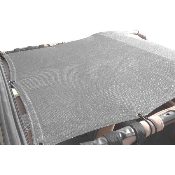 Spiderwebshade Trailmesh Shade Top-Gray 1-Piece | 2007-2017 Jeep Wrangler JK 2-Door, SW1-JK2D-TMG Spiderwebshade Trailmesh Shade Top-Gray 1-Piece | 2007-2017 Jeep Wrangler JK 2-Door, SW1-JK2D-TMG
