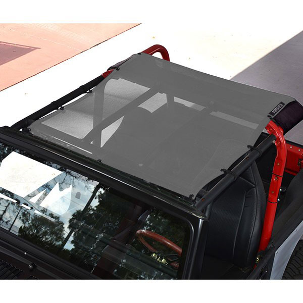 Spiderwebshade Trailmesh Krawler, Gray 1-Piece | 1992-2006 Jeep Wrangler YJ, TJ, Unlimited TJL, Spiderwebshade Trailmesh Krawler, Gray 1-Piece | 1992-2006 Jeep Wrangler YJ, TJ, Unlimited TJL,