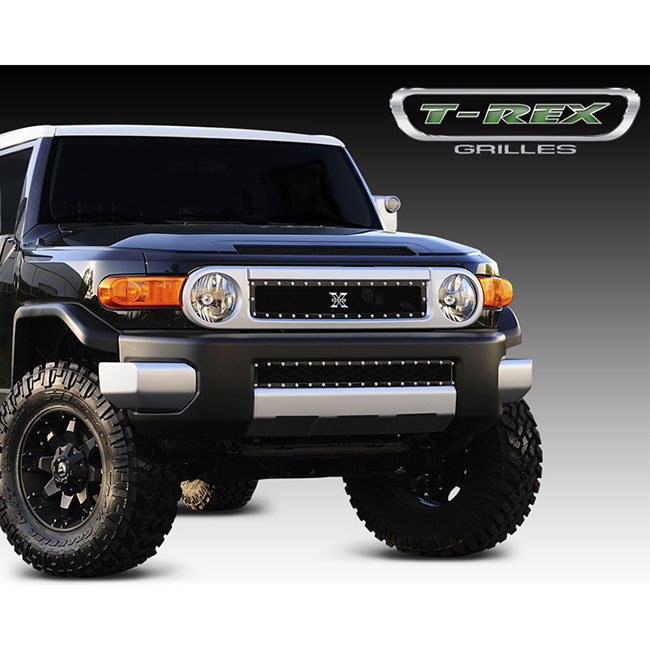 T-Rex X-Metal Series Studded Main Grille, Black | 2007-2013 Toyota FJ Cruiser, TRX-6719321 T-Rex X-Metal Series Studded Main Grille, Black | 2007-2013 Toyota FJ Cruiser, TRX-6719321