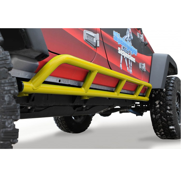 Steinjager Rock Slider Kit, Lemon Peel | 2007-2018 Jeep Wrangler Unlimited JK, STJ-J0043926 Steinjager Rock Slider Kit, Lemon Peel | 2007-2018 Jeep Wrangler Unlimited JK, STJ-J0043926