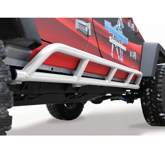 Steinjager Rock Slider Kit, Cloud White | 2007-2018 Jeep Wrangler Unlimited JK, STJ-J0043934 Steinjager Rock Slider Kit, Cloud White | 2007-2018 Jeep Wrangler Unlimited JK, STJ-J0043934