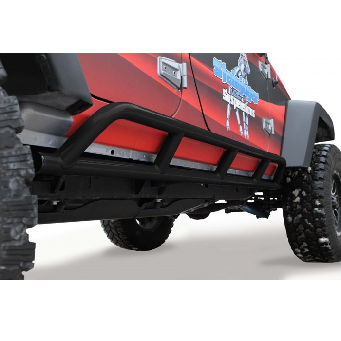 Steinjager Rock Slider Kit, Black | 2007-2018 Jeep Wrangler Unlimited JK, STJ-J0043899 Steinjager Rock Slider Kit, Black | 2007-2018 Jeep Wrangler Unlimited JK, STJ-J0043899