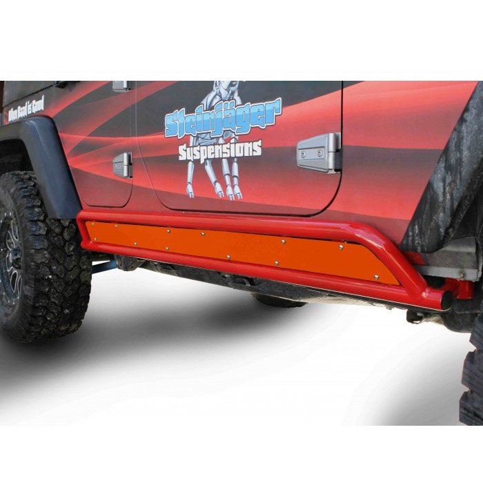 Steinjager Phantom Rock Slider Insert Kit, Fluorescent Orange | 2007-2017 Jeep Wrangler Unlimited Steinjager Phantom Rock Slider Insert Kit, Fluorescent Orange | 2007-2017 Jeep Wrangler Unlimited