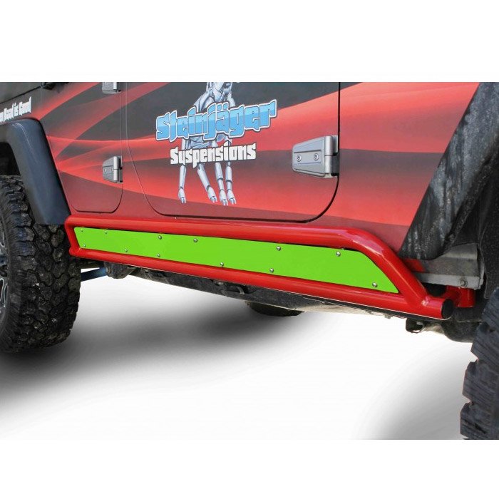 Steinjager Phantom Rock Slider Insert Kit, Neon Green | 2007-2017 Jeep Wrangler Unlimited JK, Steinjager Phantom Rock Slider Insert Kit, Neon Green | 2007-2017 Jeep Wrangler Unlimited JK,