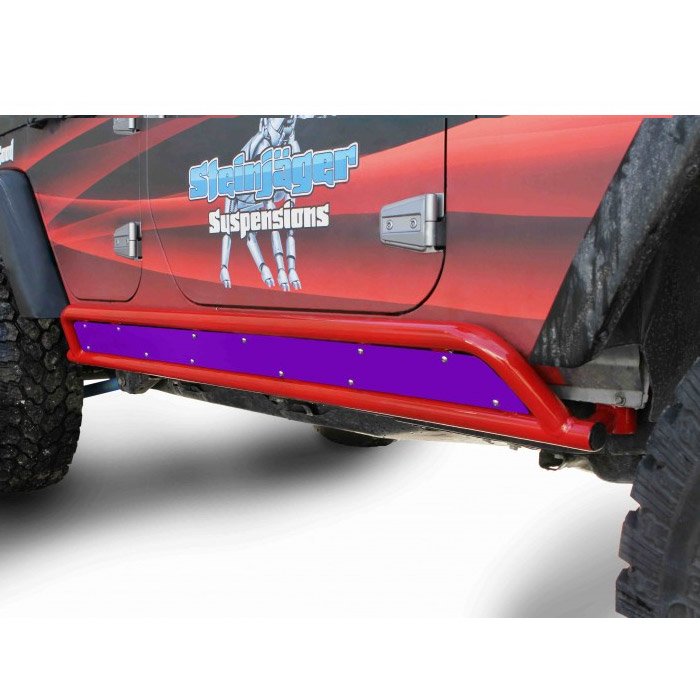 Steinjager Phantom Rock Slider Insert Kit, Sinbad Purple | 2007-2017 Jeep Wrangler Unlimited JK,