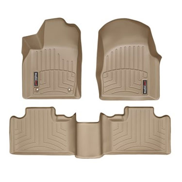 Weathertech Digitalfit Front & Rear Floor Liner Kit, Tan | 2011-2012 Jeep Grand Cherokee WK, Weathertech Digitalfit Front & Rear Floor Liner Kit, Tan | 2011-2012 Jeep Grand Cherokee WK,