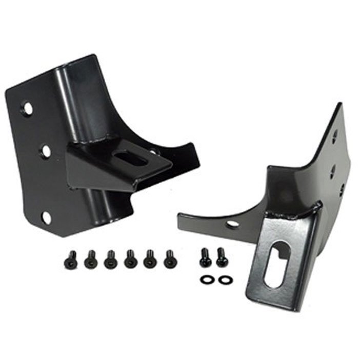 Rampage Windshield Hinge Light Bracket Set, Black, (Pair) | 1997-2006 Jeep Wrangler TJ & Unlimited Rampage Windshield Hinge Light Bracket Set, Black, (Pair) | 1997-2006 Jeep Wrangler TJ & Unlimited