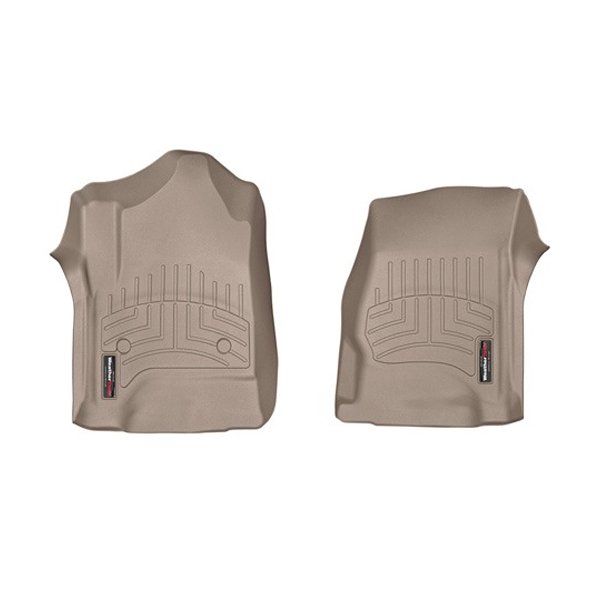 Weathertech Digitalfit Front Floorliners, 1 Piece, Tan | 2014-2015 Chevrolet Silverado 1500-Double Weathertech Digitalfit Front Floorliners, 1 Piece, Tan | 2014-2015 Chevrolet Silverado 1500-Double