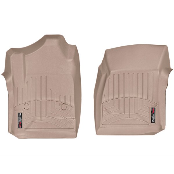 Weathertech Digitalfit Front Floorliners, Tan, Pair | 2014-2015 Chevrolet Silverado 1500-Regular Weathertech Digitalfit Front Floorliners, Tan, Pair | 2014-2015 Chevrolet Silverado 1500-Regular