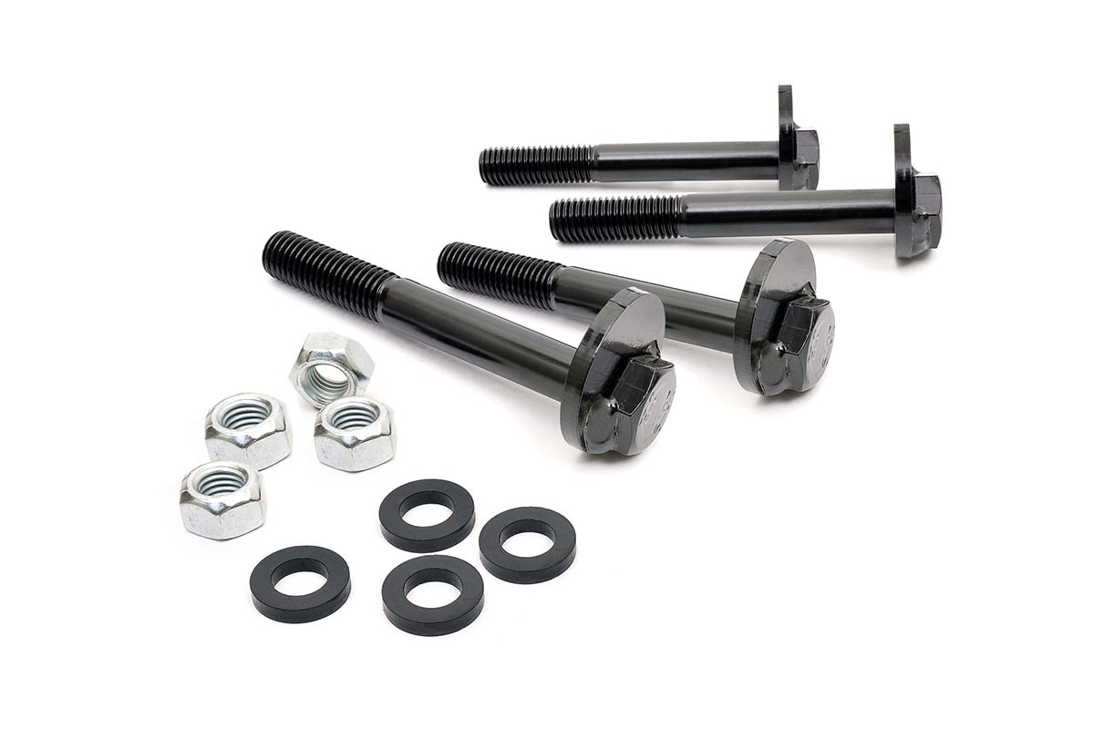 Rough Country Front Lower Control Arm Cam Bolt Kit, Suspension Parts | 2005-2017 Nissan Frontier