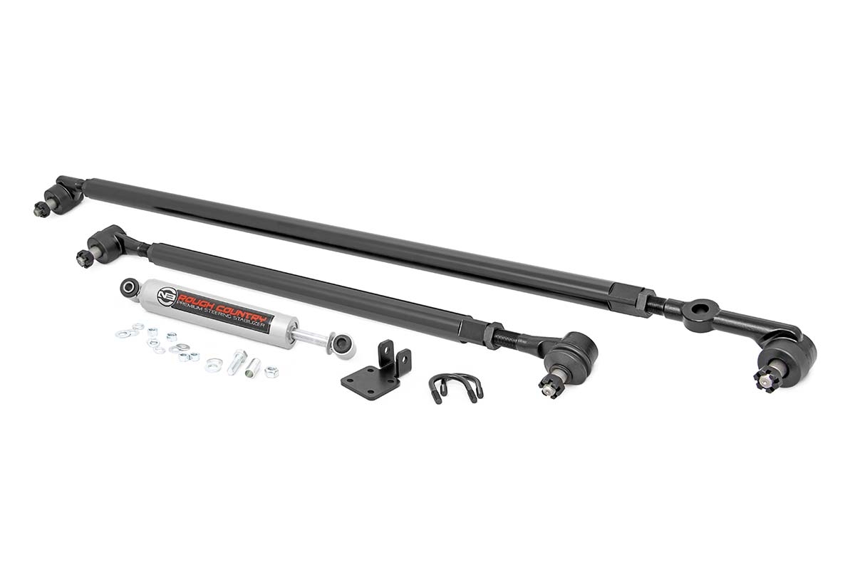 Rough Country Hd Steering Upgrade Kit, Suspension Parts | 1984-2006 Jeep Wrangler TJ, Cherokee XJ &