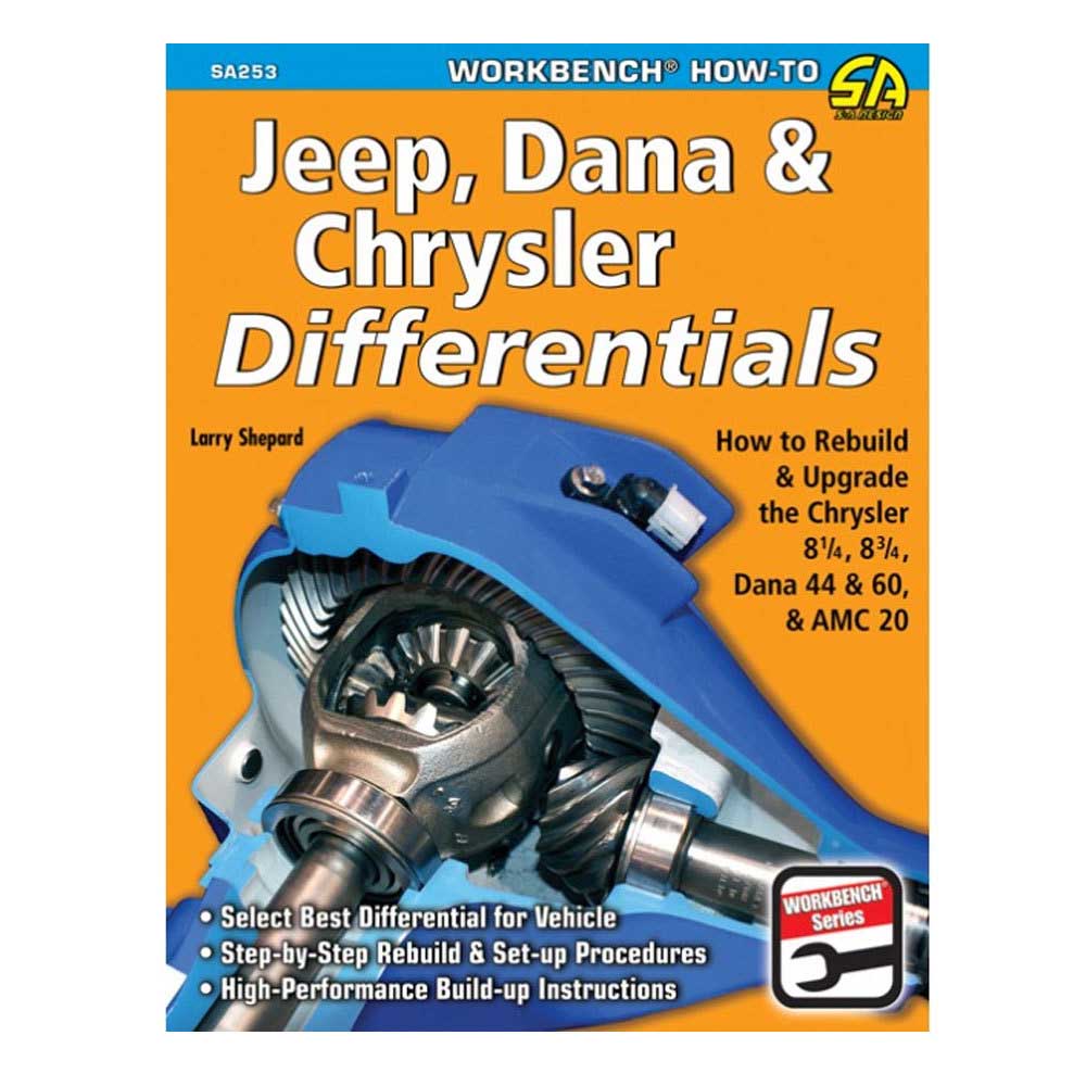 Fits: Universal Description: The Cartech Jeep, Dana & Chrysler Differentials: How To Rebuild The 8.25, 8.75, Dana 44 & 60 & Amc 20 Manual Discusses The Disassembly, Inspection And Step-By-Step Rebuild Of The Most Popular High-Performance Differentials. Extensive Gear And Application Charts Are Helpful In Selecting The Correct Gear Ratio For A Particular Vehicle And Application. Special Coverage Is Therefore Dedicated To Ring And Pinion Gears. In Addition Selecting The Best Aftermarket And Production Axle Shafts As Well As Modifying And Upgrading The Differential Housings Are Discussed. Product Details: Pages: 176 Size: 8.5 X 11 (Inches) Format: Paperback Illustrations: 464 Color/illustrations Photos Publisher: Cartech Isbn: 9781613250495 Pa