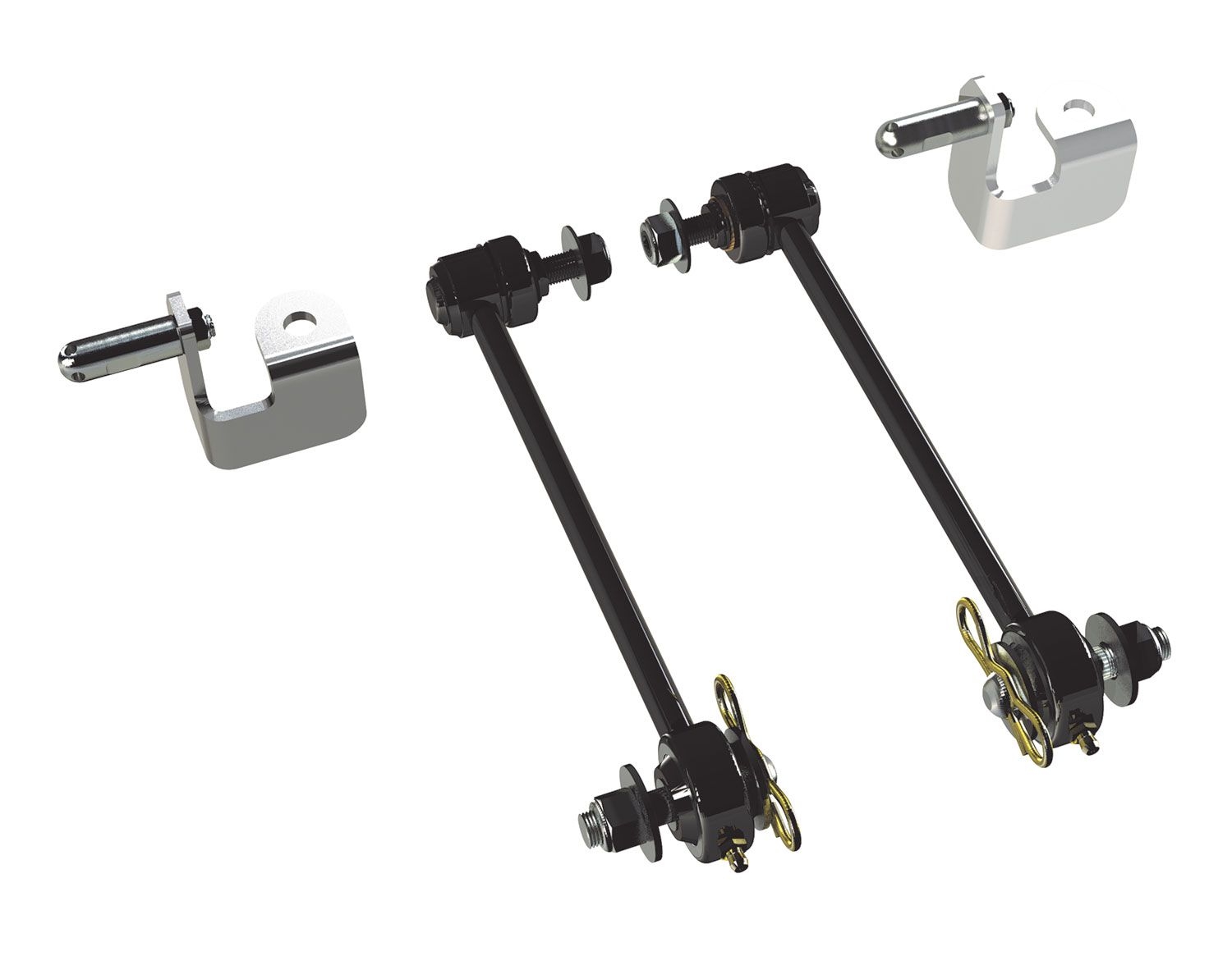Teraflex Front Swaybar Disconnects, 0-2.5 Teraflex Front Swaybar Disconnects, 0-2.5
