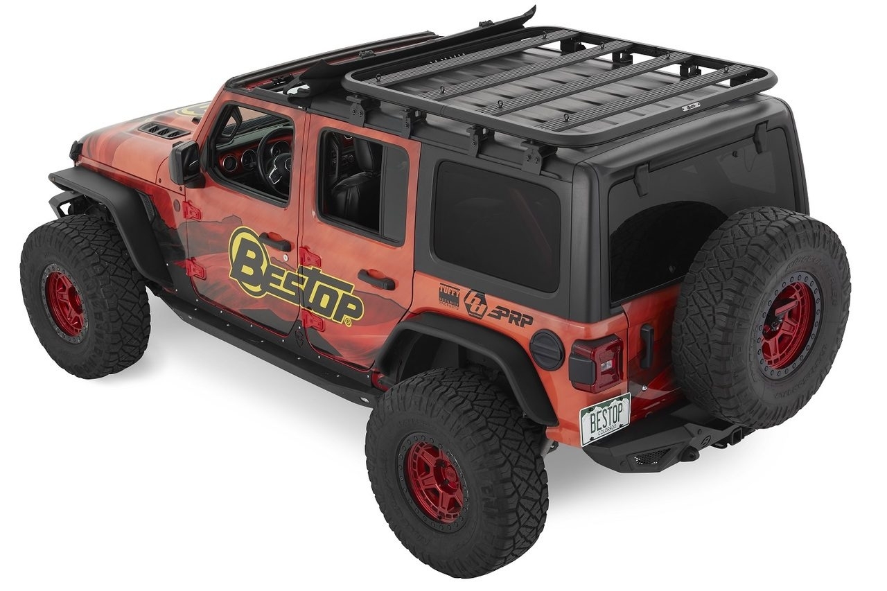 Bestop Hardtop Roof Rack (Black) for 2018-Up Jeep Wrangler JL 4-Door | Best  Prices & Reviews at Morris 4x4