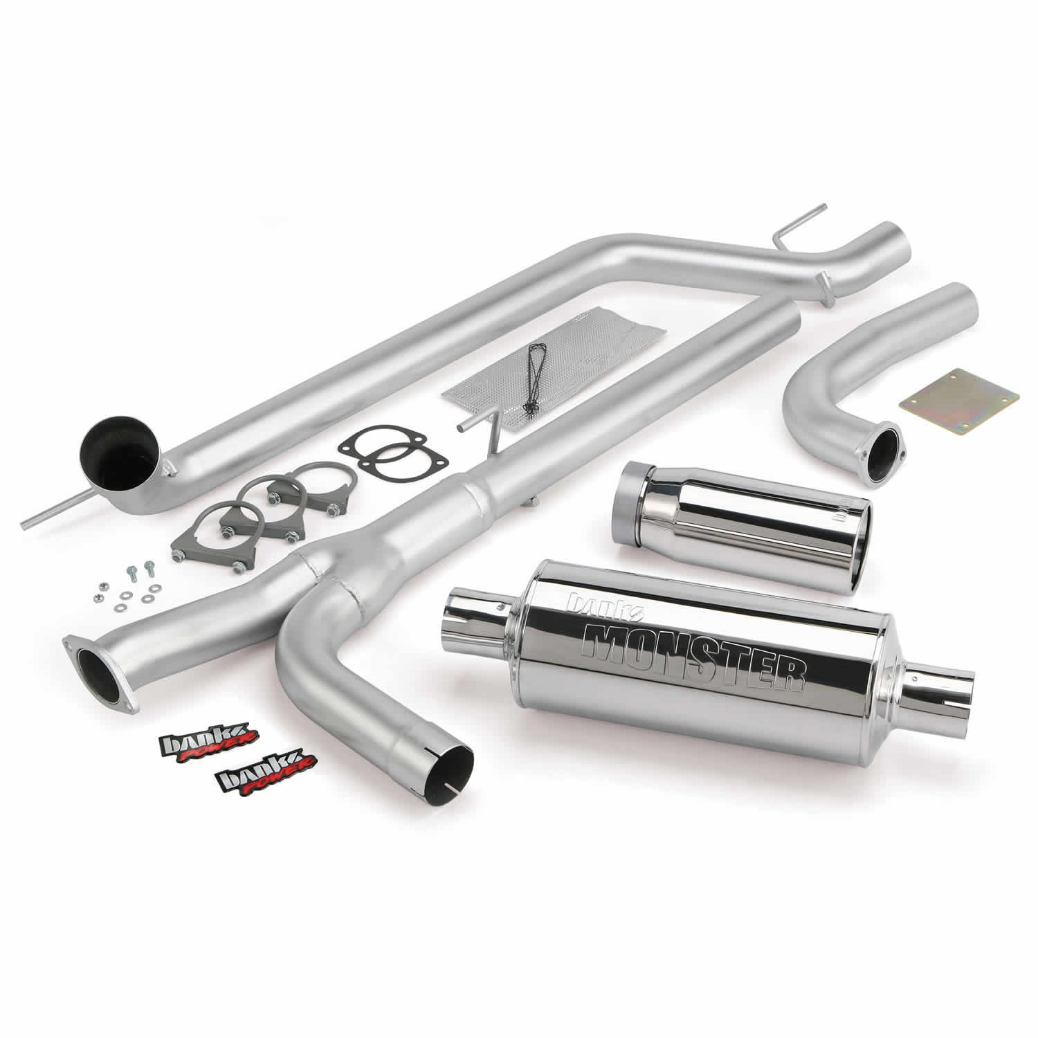Banks Power Monster Exhaust System; S/S-Chrome Tip-2004-2014 Nissan   Titan; All | Best Prices & Reviews at Morris 4x4