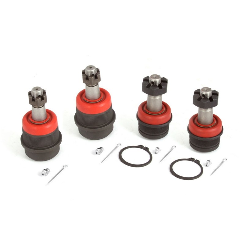 Alloy USA Heavy Duty Ball Joint Kit - Greasable with Zerk Fittings (4-Piece Kit)