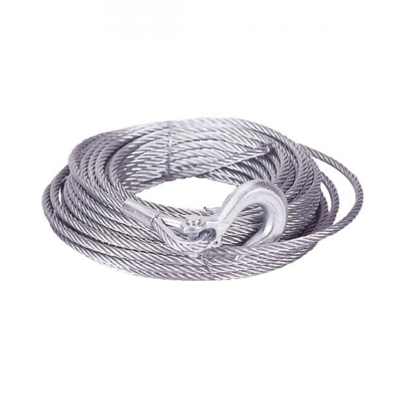 Cable And Hook, 3/8" X 100 Ft