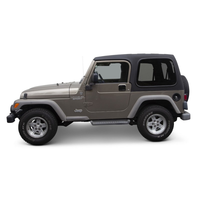 Smittybilt 1-Piece Hard Top, No Upper Doors - Textured Black