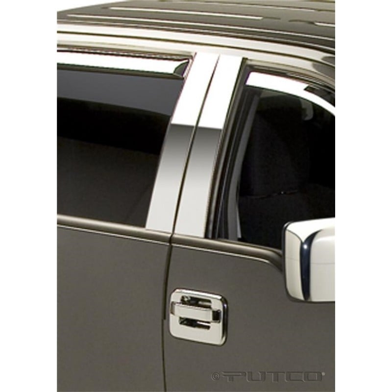 Putco Classic Decorative Pillar Posts w/o Accents; Stainless Steel; 4 pc.;