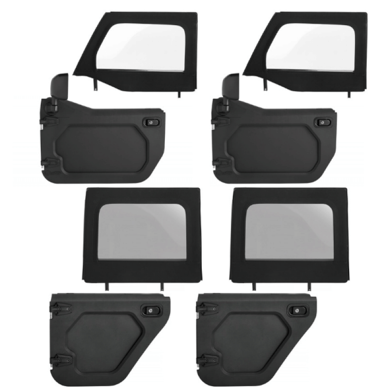 Bestop Complete Core Door Set for Wrangler JK 4-Door