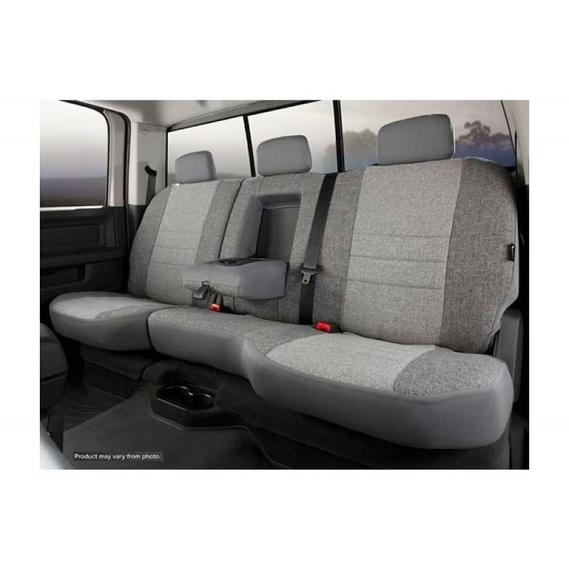 FIA OE30 Series - Oe Tweed Custom Fit Rear Seat Cover- Gray, with Super Grip fastening system for easy installation and 