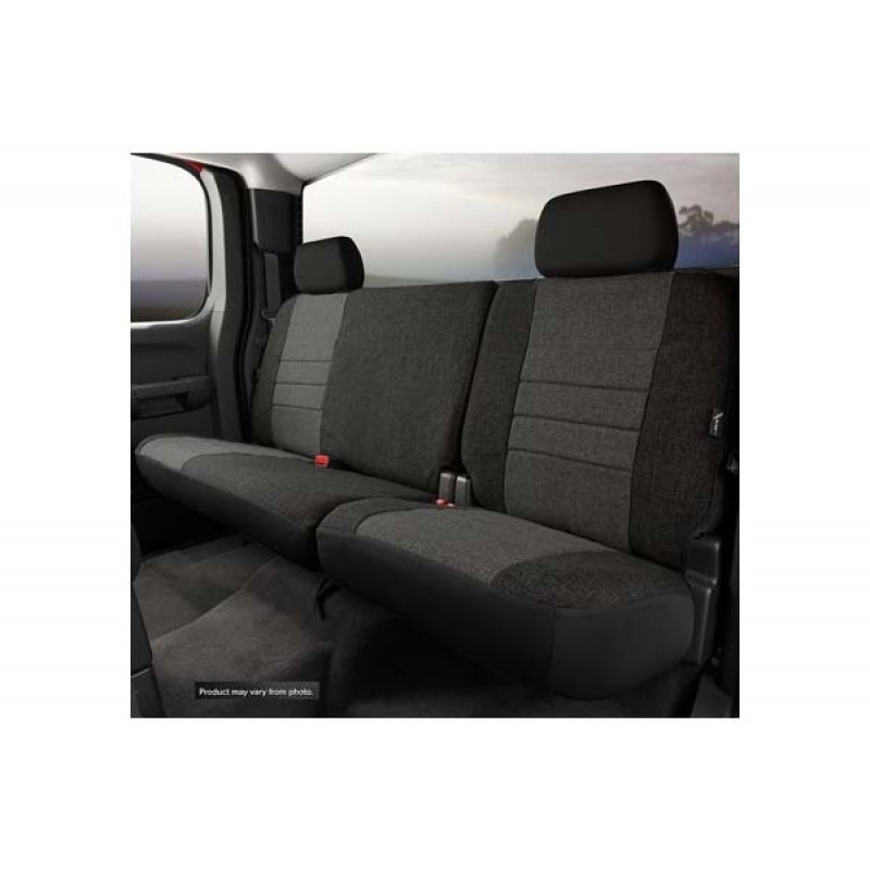 FIA OE30 Series - Oe Tweed Custom Fit Rear Seat Cover- Charcoal, with Super Grip fastening system for easy installation 