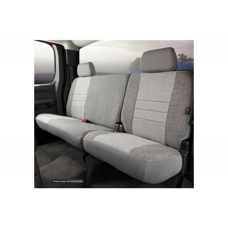FIA OE30 Series - Oe Tweed Custom Fit Rear Seat Cover- Gray, with Super Grip fastening system for easy installation and 