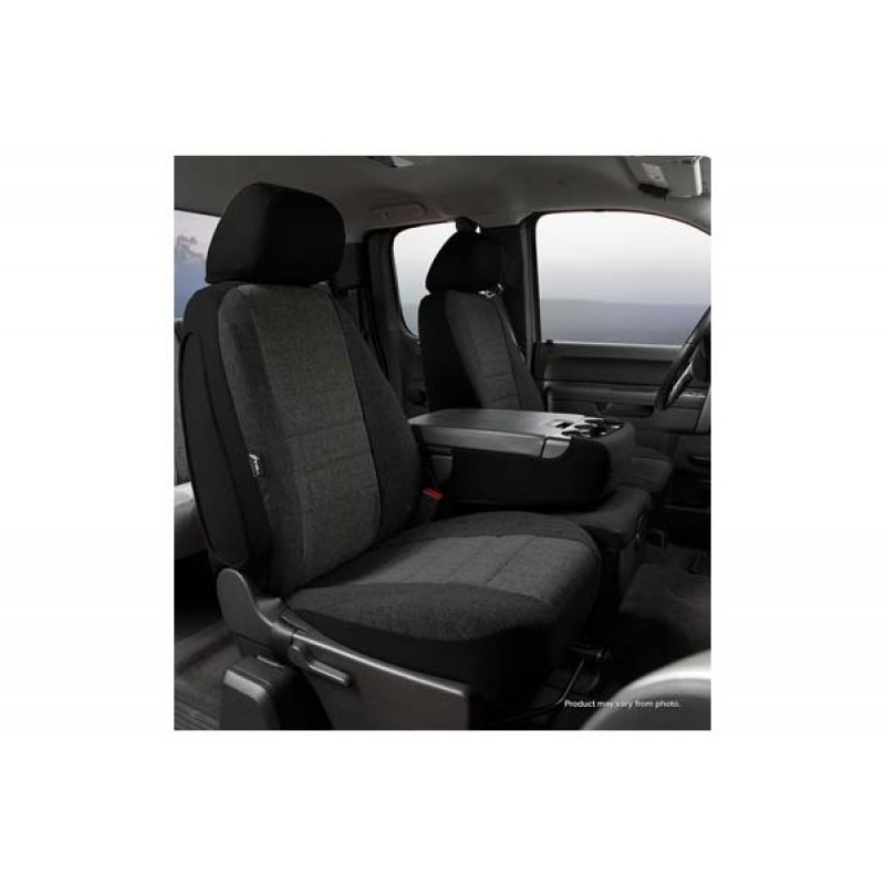FIA OE30 Series - Oe Tweed Custom Fit Front Seat Cover- Charcoal, with Super Grip fastening system for easy installation
