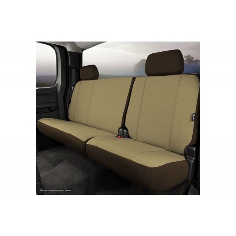 FIA SP80 Series - Seat Protector Poly-Cotton Custom Fit Rear Seat Cover - Taupe, with Super Grip fastening system for ea