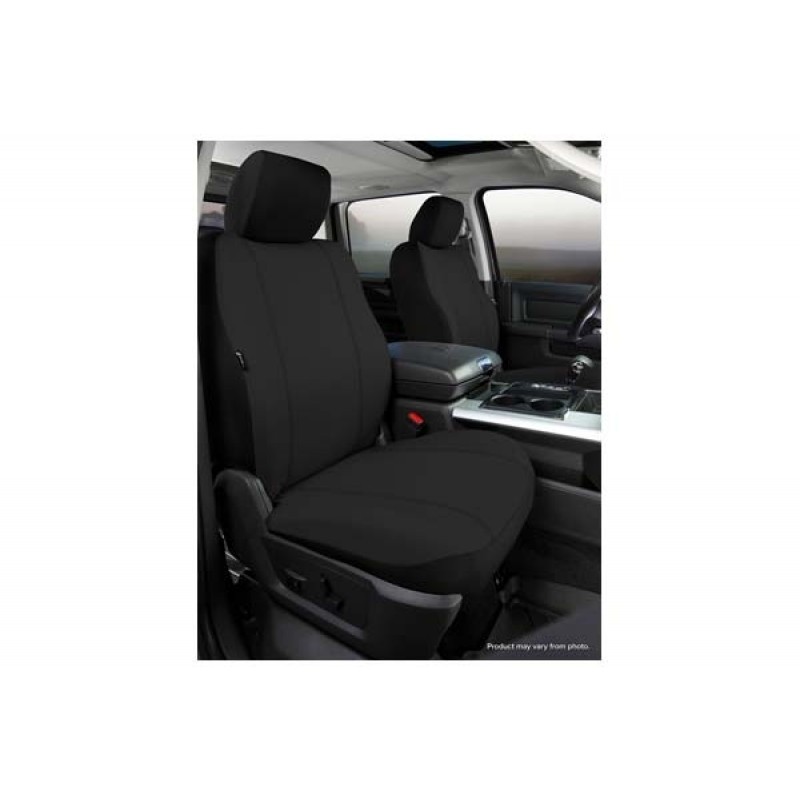 FIA SP80 Series - Seat Protector Poly-Cotton Custom Fit Front Seat Cover - Black, with Super Grip fastening system for e