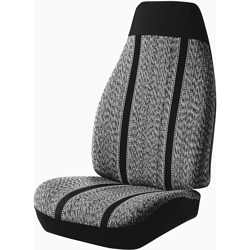 FIA TR40 Series - Wrangler Saddleblanket Custom Fit Front Seat Cover - Black, with Super Grip fastening system for easy 