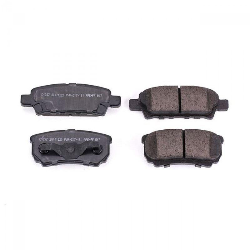 Power Stop Rear Z16 Evolution Ceramic Brake Pads for 07-17 Jeep Compass, Patriot with 10.3" Rear Rotors