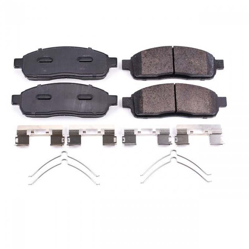 Power Stop Front Z17 Evolution Ceramic Brake Pads with Hardware 04-08 Ford F150