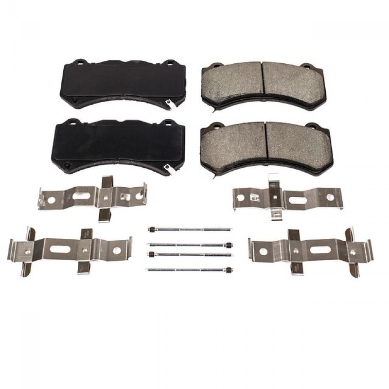 Power Stop Front Z17 Evolution Ceramic Brake Pads with Hardware 12+ Jeep Grand Cherokee WK