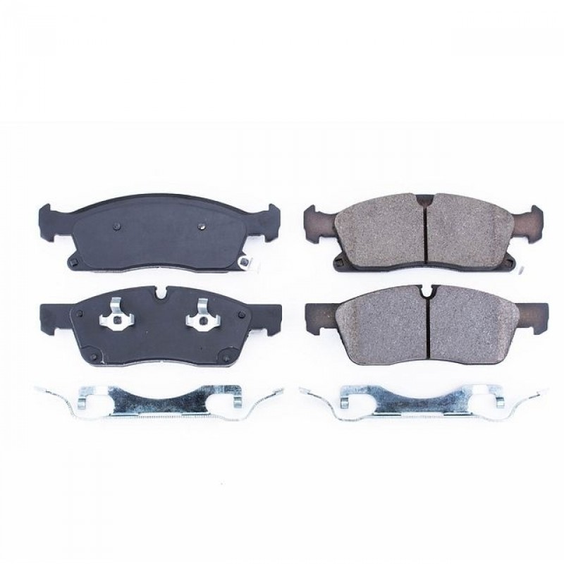 Power Stop Front Z17 Evolution Ceramic Brake Pads with Hardware 11-16 Jeep Grand Cherokee WK