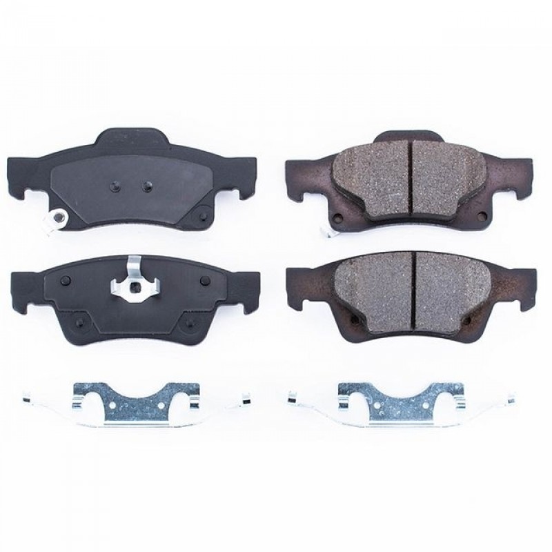 Power Stop Rear Z17 Evolution Ceramic Brake Pads with Hardware for 11+ Jeep Grand Cherokee WK