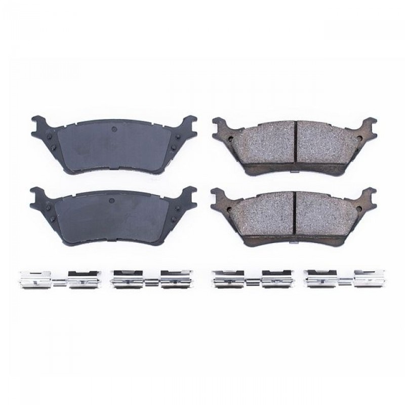 Power Stop Rear Z17 Evolution Ceramic Brake Pads with Hardware for 12-19 Ford F150